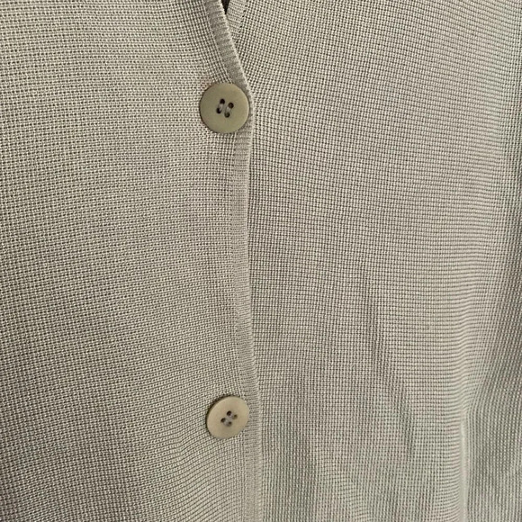 Eileen Fisher cardigan sweater sz XL light sea foam green - Picture 3 of 5